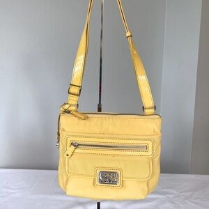 Brighton Sunny Yellow Crossbody Bag with Adjustable Strap